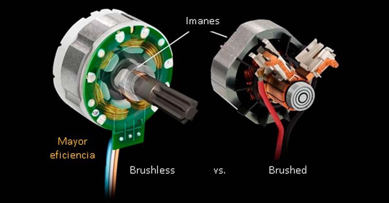 Diferencias entre motores con escobillas y brushless - Blog CLR